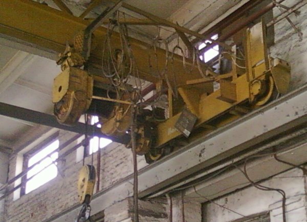 Ремонт мостовых кранов.